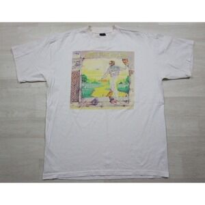Vintage 90s Elton John Goodbye Yellow Brick Road T-Shirt Men's (XL) Polygram USA